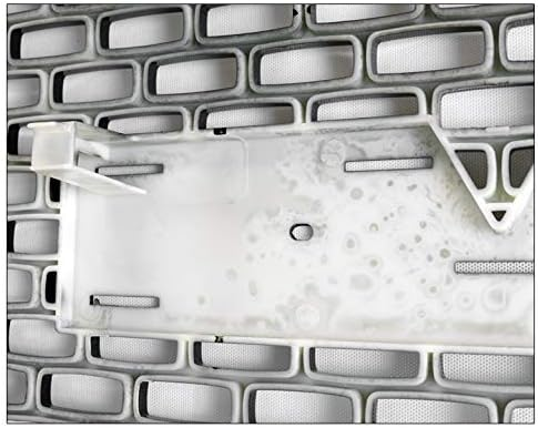 Mesh Style Front Bumper Hood Upper Grille Grill Gloss Black For 2014-2015 GMC Sierra 1500 Pickup Truck