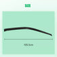 For 96-00 Honda Civic 2DR Coupe Mugen Style 3D Wavy Black Tinted Window Visor