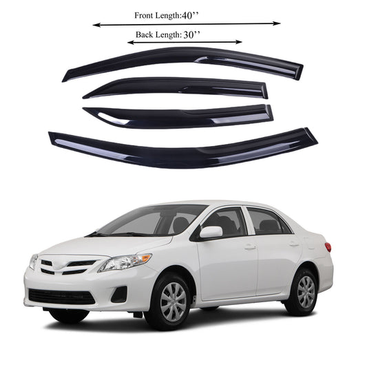 Fits for Toyota corolla 0913 Side Window Vent Visor Sun Rain Deflector Guard