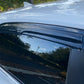 FOR 2018-2023 TOYOTA CAMRY CLIP-ON BLACK TRIM WINDOW VISOR RAIN GUARD DEFLECTOR