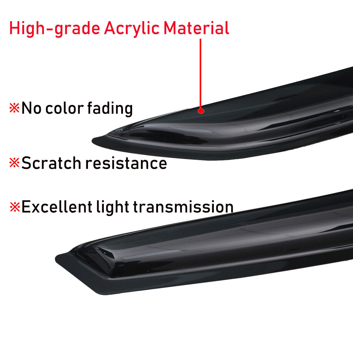 Fits for 1995-2004 Toyota Tacoma Side Window Vent Visor Sun Rain Deflector Guard