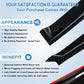 For 96-00 Honda Civic 2DR Coupe Mugen Style 3D Wavy Black Tinted Window Visor