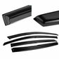 FOR 2018-2020 HONDA ACCORD JDM 3D AERO WAVY WINDOW VISOR RAIN GUARD DEFLECTOR