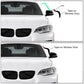 For 12-15 Honda Civic JDM Wavy Mugen Style 4 Pcs Tinted Window Visor Guard Vent