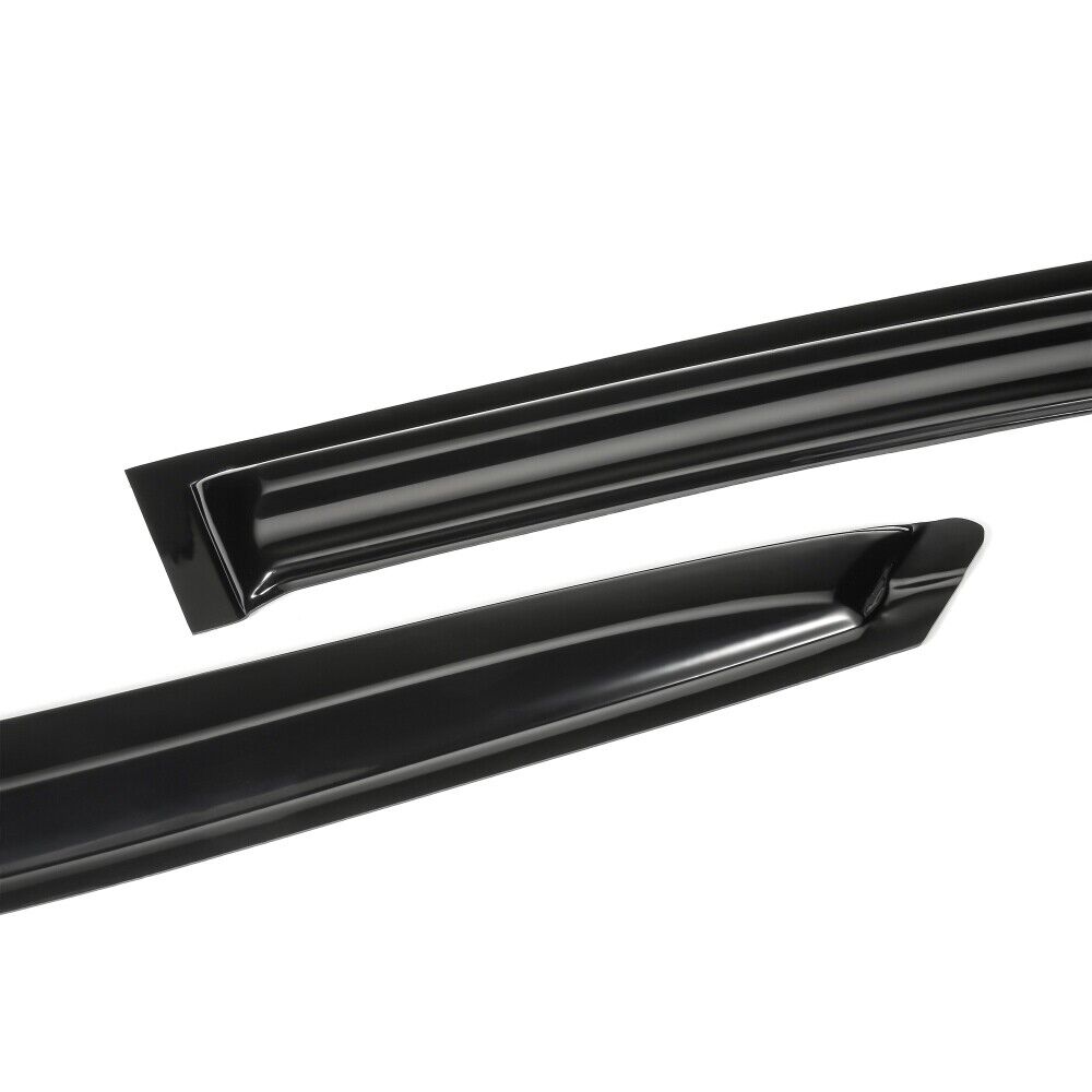For 13-17 Honda Accord JDM Wavy Mugen Smoke Tinted Window Visor Rain Guard Vent