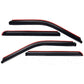 For 2015-2022 Ford F150 Crew Cab In-Channel Smoke Window Vent Visors Rain Guards