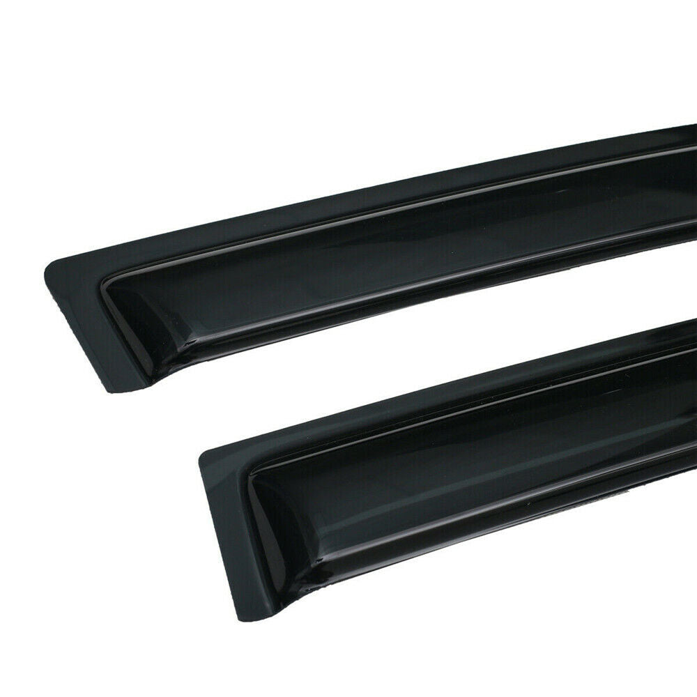For 01-05 Honda Civic 4DR Sedan JDM Wavy Mugen Style 4 Pcs Window Visor Guard