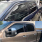 For 2015-2022 Ford F150 Crew Cab In-Channel Smoke Window Vent Visors Rain Guards