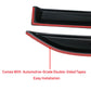 FOR 2018-2023 TOYOTA CAMRY CLIP-ON BLACK TRIM WINDOW VISOR RAIN GUARD DEFLECTOR