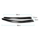 For 13-17 Honda Accord JDM Wavy Mugen Smoke Tinted Window Visor Rain Guard Vent