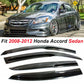 For Honda Accord 2008-2012 JDM Side Window Vent Visor Sun Rain Guard Deflector
