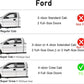 For 2015-2022 Ford F150 Crew Cab In-Channel Smoke Window Vent Visors Rain Guards