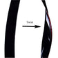 For 12-15 Honda Civic JDM Wavy Mugen Style 4 Pcs Tinted Window Visor Guard Vent